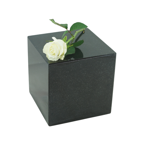 Tierurne Quader aus Granit – 20×20×20 cm – 2 L Volumen