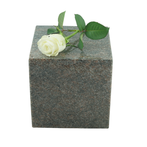 Tierurne Quader aus Granit – 20×20×20 cm – 2 L Volumen