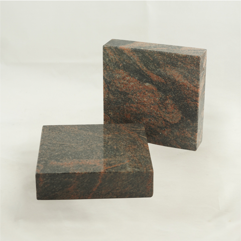 Lampen- und Vasensockel 20x20x5 cm Granit, poliert, wetterfest