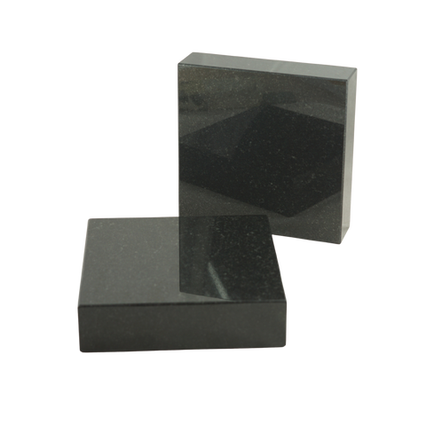 Lampen- und Vasensockel 20x20x5 cm Granit, poliert, wetterfest