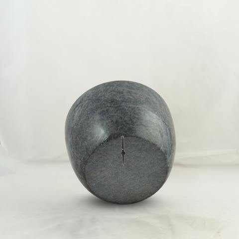 Granite grave bowl Modern 24 cm – Granite selection reddish-grey, blue-grey-black-reddish-brown, black, polished & dignified