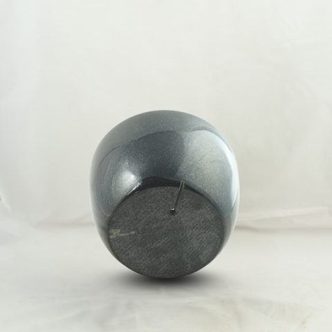 Granite grave bowl Modern 24 cm – Granite selection reddish-grey, blue-grey-black-reddish-brown, black, polished & dignified