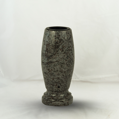 Grave vase Classico medium made of granite – classic cylindrical, various colors