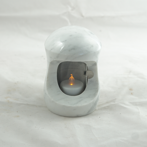Set "petit" Carrara Marmor mit Sockel