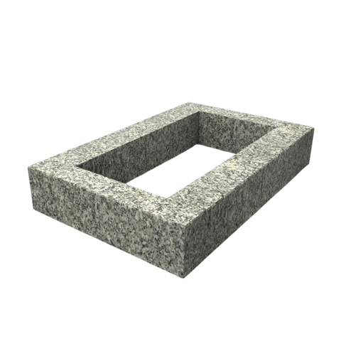 Granit-Einfassung Schlesisch – grau gesprenkelt (Striegauer)