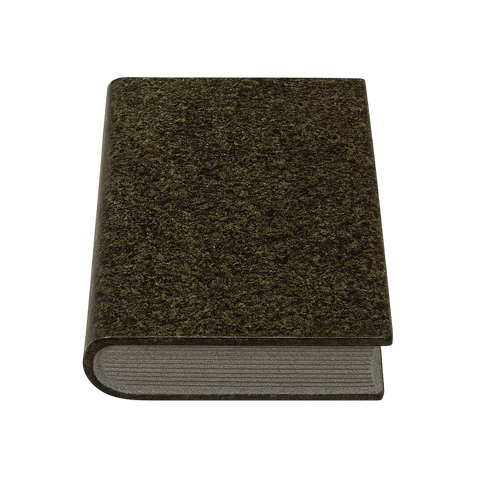 Reclining stone "closed book"