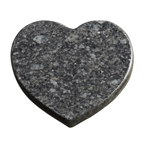 Herzplatte aus Granit verschiedene Granitsorten