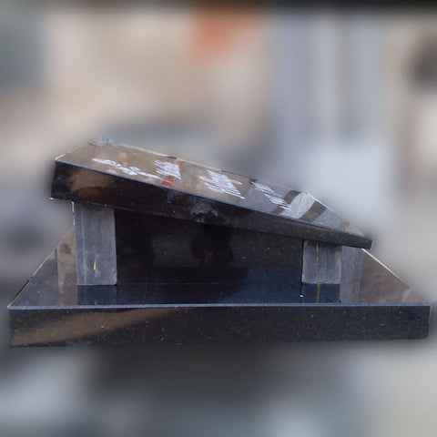 Pedestal on gravestone