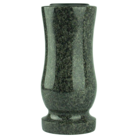 Grave vase Taille-medium made of granite – slim-cylindrical, various colors