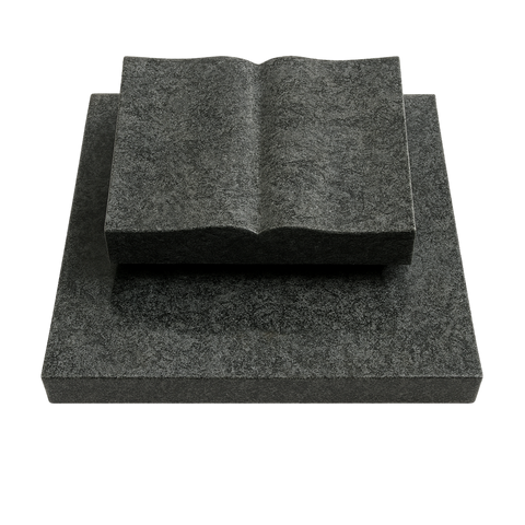 Gravestone "open book -small- on gravestone"