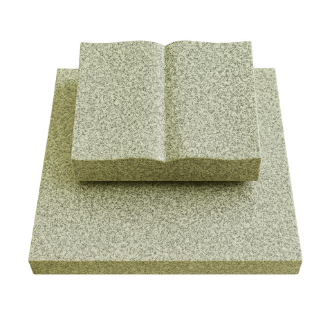 Gravestone "open book -small- on gravestone"