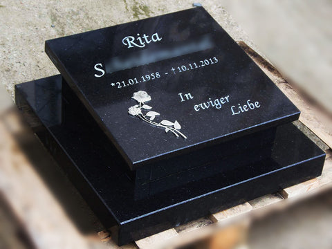 Pedestal on gravestone