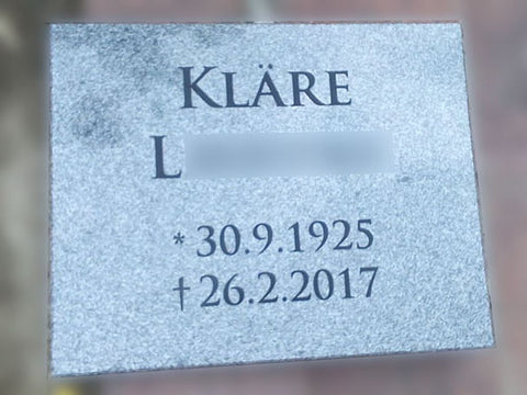 Special sizes - Rectangular stone