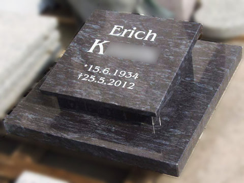 Pedestal on gravestone