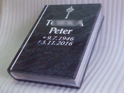 Liegestein "geschlossenes Buch"
