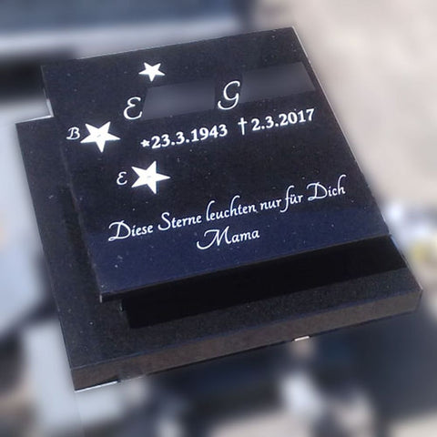 Pedestal on gravestone