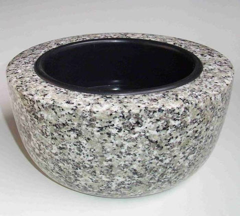 Granit-Grabschale Modern-grande 40 cm – Granit-Auswahl weiß-beige-grau-bräunlich, rötlich-grau, blaugrau-schwarz-rotbraun, schwarz, poliert & würdevoll