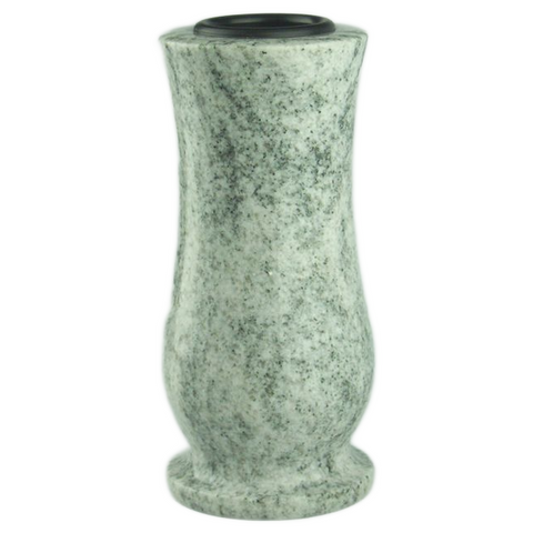 Grave vase Taille-medium made of granite – slim-cylindrical, various colors