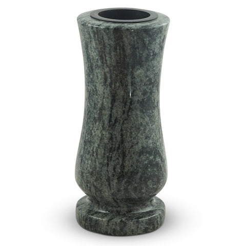 Grabvase Taille-medium aus Granit – schlank-zylindrisch, verschiedene Farben