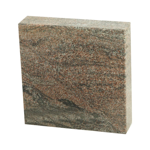 Lampen- und Vasensockel 20x20x5 cm Granit, poliert, wetterfest