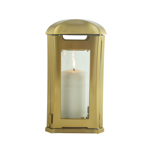 Grablampe "Venezia" aus Edelstahl-bronzefarben