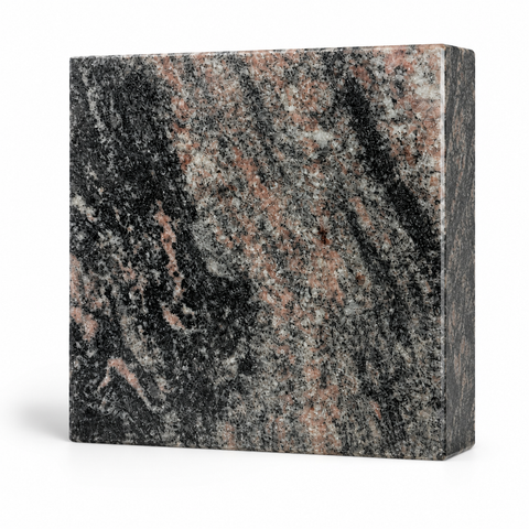 Lampen- und Vasensockel 20x20x5 cm Granit, poliert, wetterfest