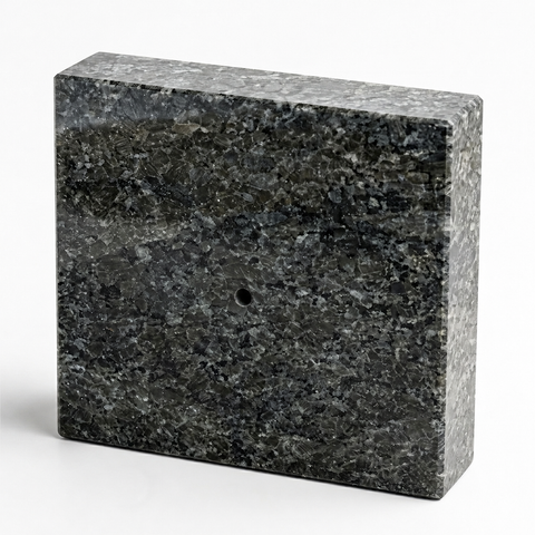 Lamp and vase base 20x20x5 cm granite polished, weatherproof