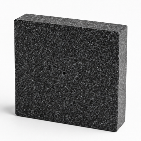 Lamp and vase base 20x20x5 cm granite polished, weatherproof
