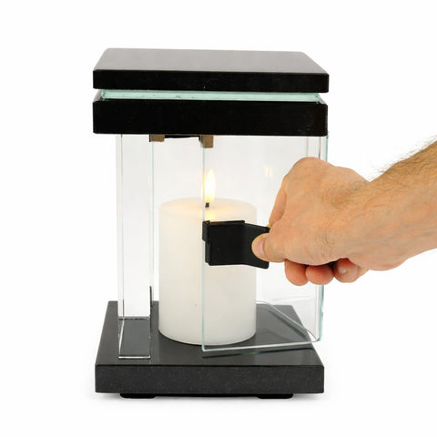 Grablampe Lumen - edle Glas-Granit-Lampe