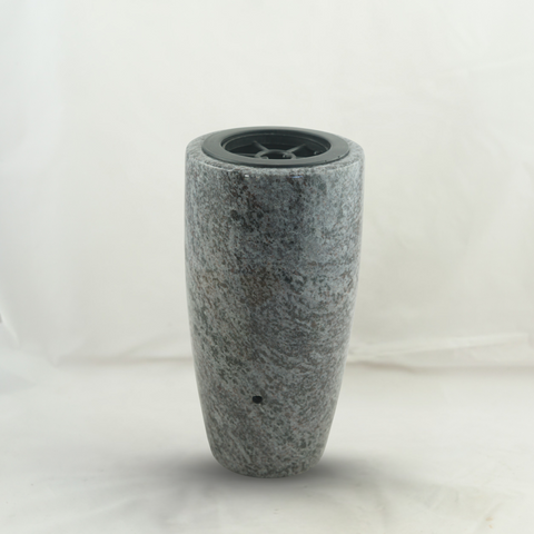 Grabvase Elegance aus Granit – rechteckig mit geraden Linien, verschiedene Farben