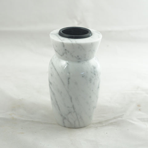 Grave vase set petit made of marble – small cylindrical, various colors