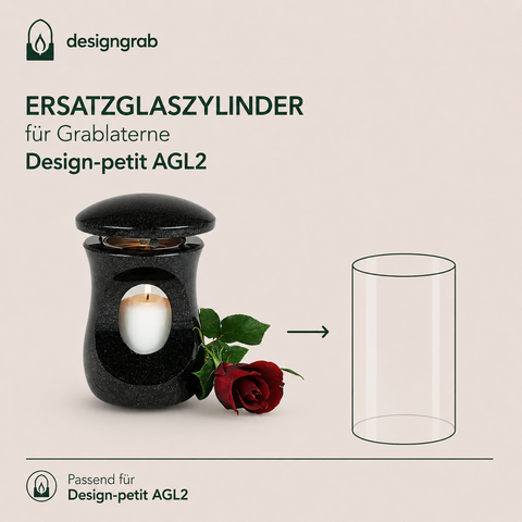 Glaszylinder für Grablampen