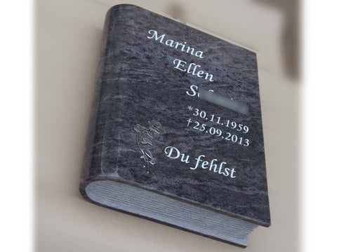 Liegestein "geschlossenes Buch"