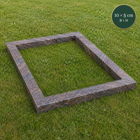 Grabeinfassung aus Granit Gneis – Profil 10 × 5 cm