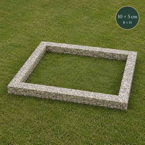 Grabeinfassung aus Granit Schlesisch – Profil 10 × 5 cm