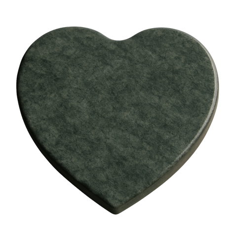 Heart plate made of granite various types of granite