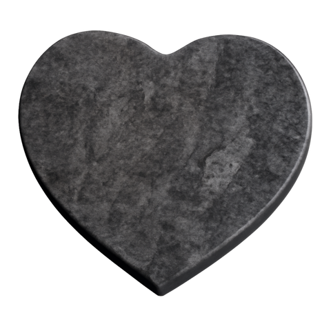Heart plate made of granite various types of granite