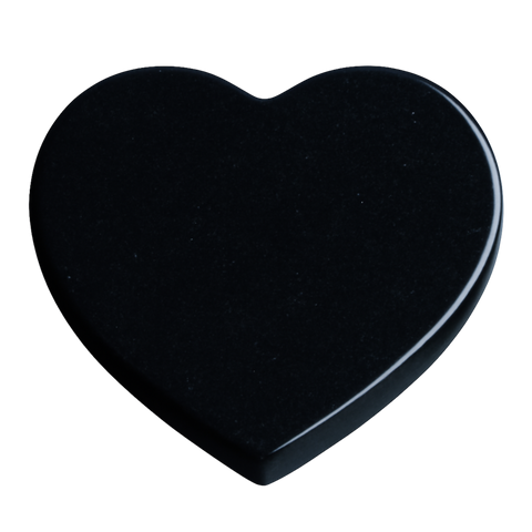 Heart plate made of granite various types of granite