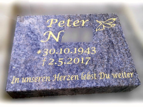 Liegeplatte Rechteck - 12cm dick