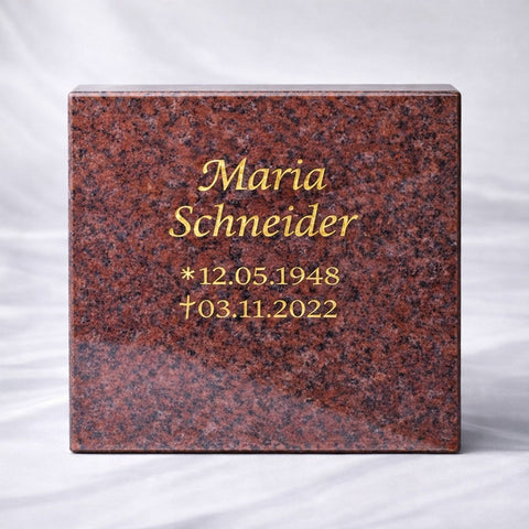 Grabplatte rechteckig 12 cm Stärke