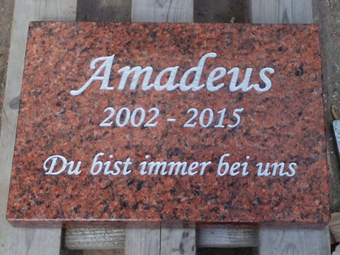 Tiergrabstein "Classic"