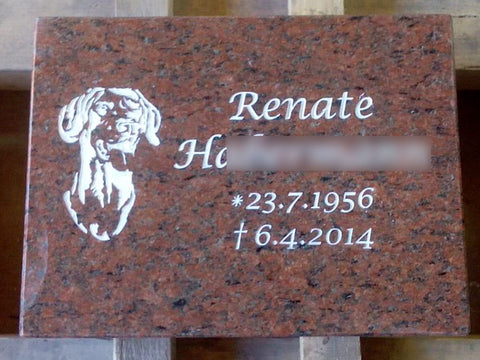 6cm Höhe - Liegeplatte Rechteck
