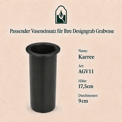 Vaseneinsatz aus Kunststoff