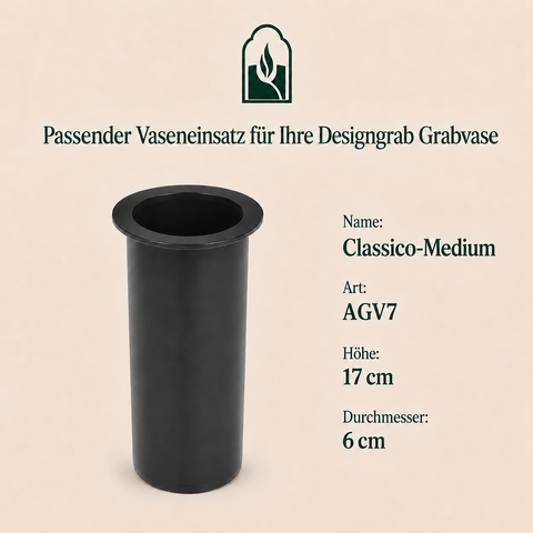 Vaseneinsatz aus Kunststoff