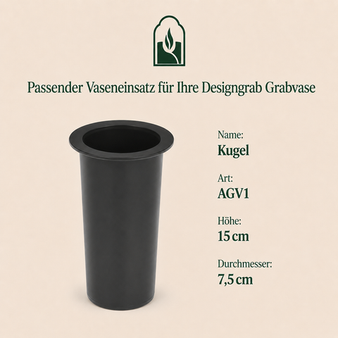 Vaseneinsatz aus Kunststoff